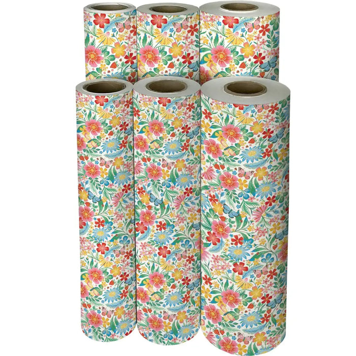 Gift Wrap - Happy Wildflowers - Recycled Fiber