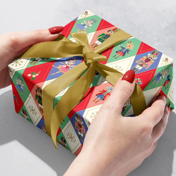 Gift Wrap - Harlequin Nutcracker - Recycled Fiber