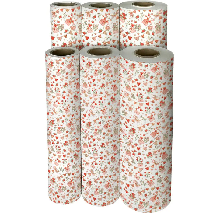 Gift Wrap - Heart Strings - Recycled Fiber