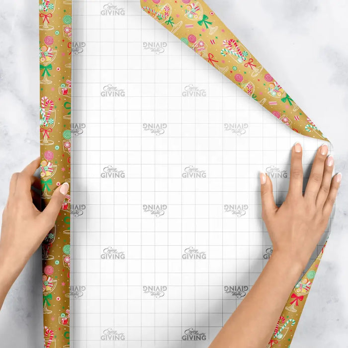 Gift Wrap - Holiday Cheers - Recycled Fiber