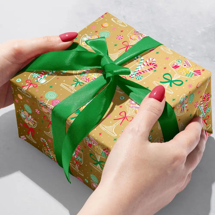 Gift Wrap - Holiday Cheers - Recycled Fiber
