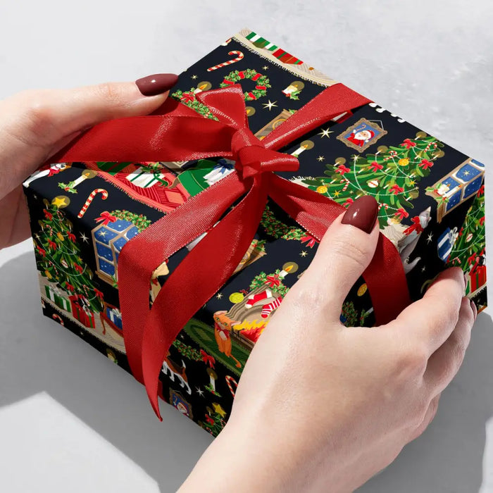 Gift Wrap - Home for the Holidays - Recycled Fiber