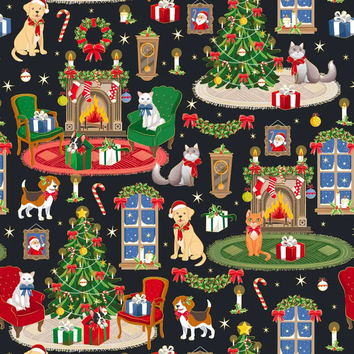 Gift Wrap - Home for the Holidays - Recycled Fiber