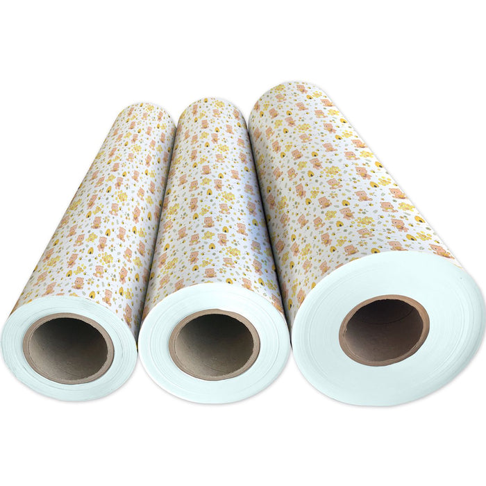 Gift Wrap - Honey Bears - Recycled Fiber