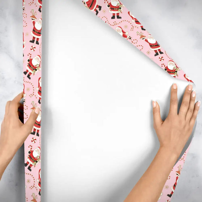 Gift Wrap - Jolly Santa - Recycled Fiber