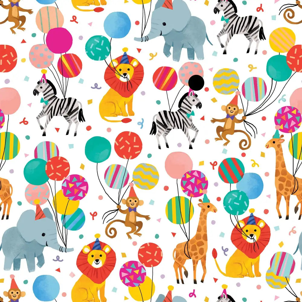 Gift Wrap - Jungle Birthday Party - Recycled Fiber