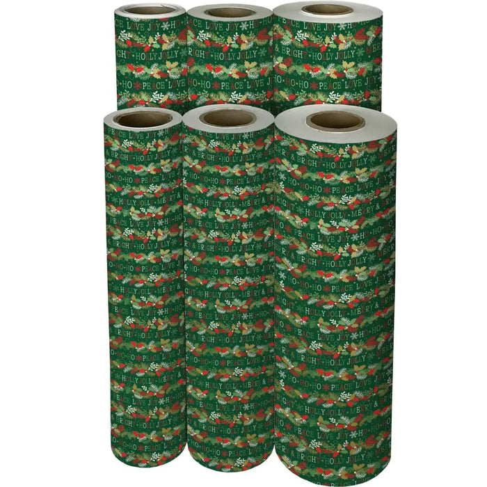 Gift Wrap - Merry & Bright - Recycled Fiber - XB785.30.208JR