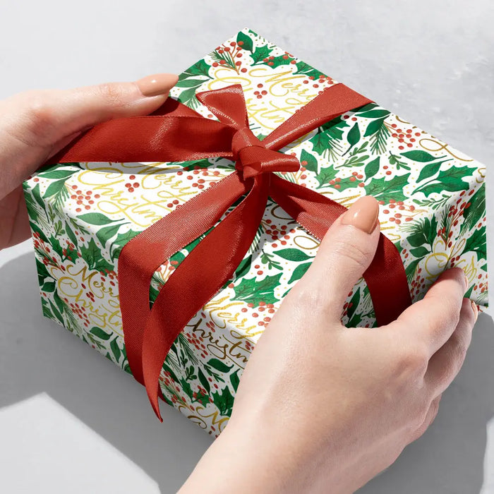 Gift Wrap - Merry Christmas (Gold Foil) - XB726.24.208