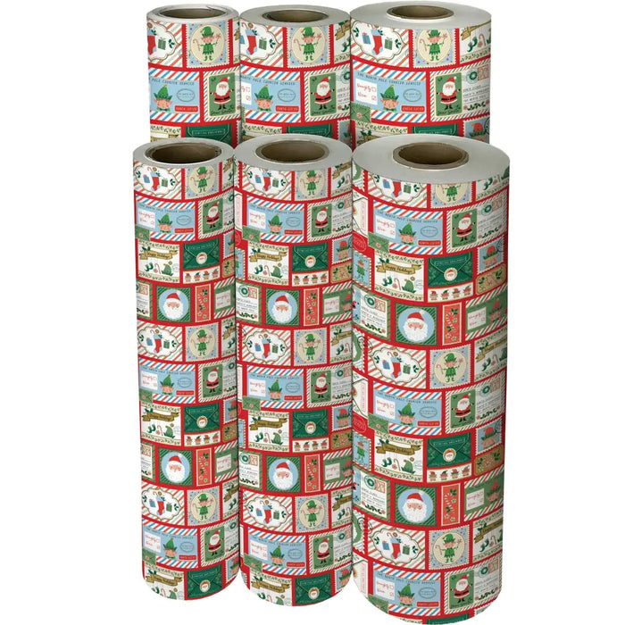 Gift Wrap - North Pole Bound - Recycled Fiber