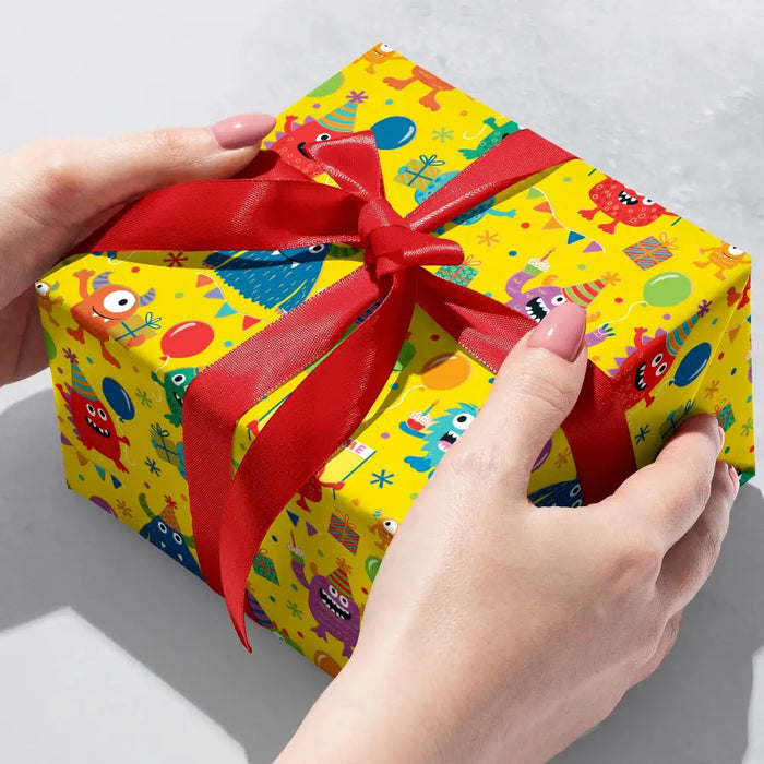 Gift Wrap - Party Monsters - Recycled Fiber - B486.30.208JR