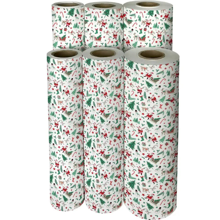 Gift Wrap - Santa Season - Recycled Fiber