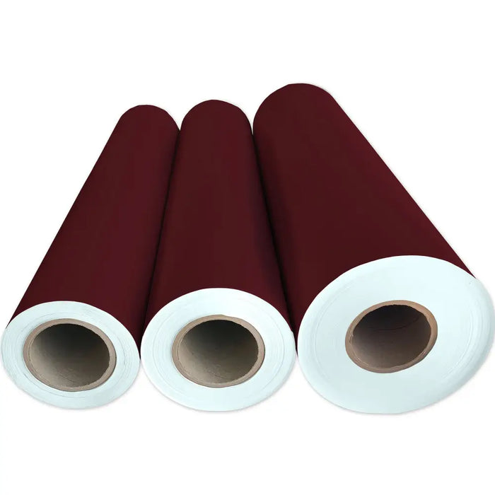 Gift Wrap - Solids - Burgundy Matte (Recycled Fiber)