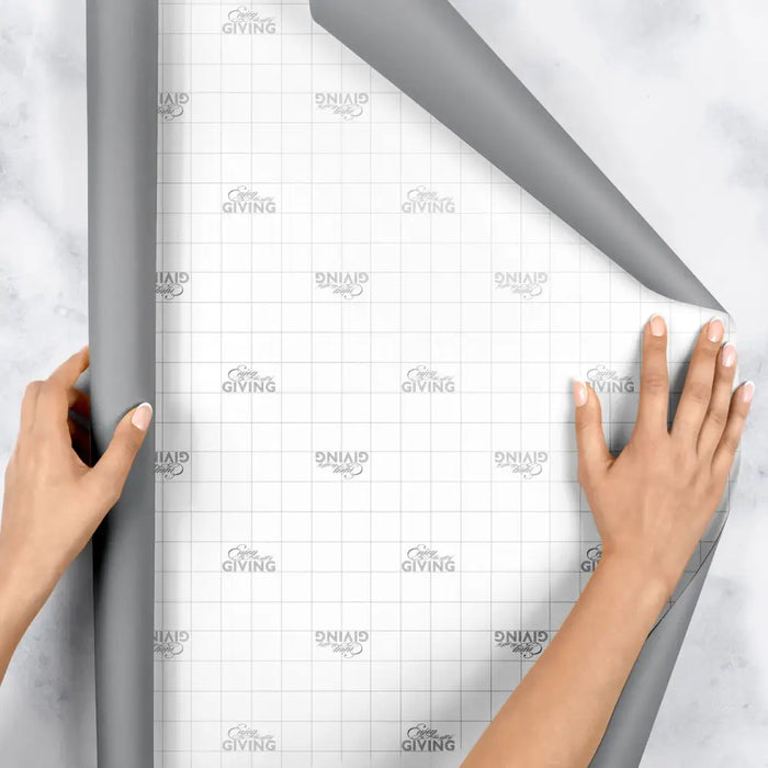 Gift Wrap - Solids - Gray Matte (Recycled Fiber)