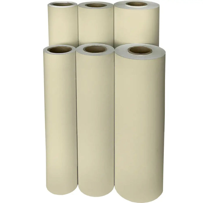 Gift Wrap - Solids - Ivory Matte (Recycled Fiber)