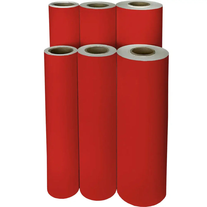 Gift Wrap - Solids - Red Gloss (Recycled Fiber)