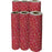 Gift Wrap - Sparkleflake Gold Red - Recycled Fiber