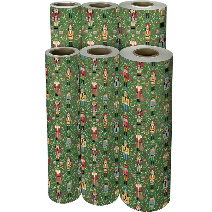 Gift Wrap - Sparkling Nutcracker (100% Recycled)