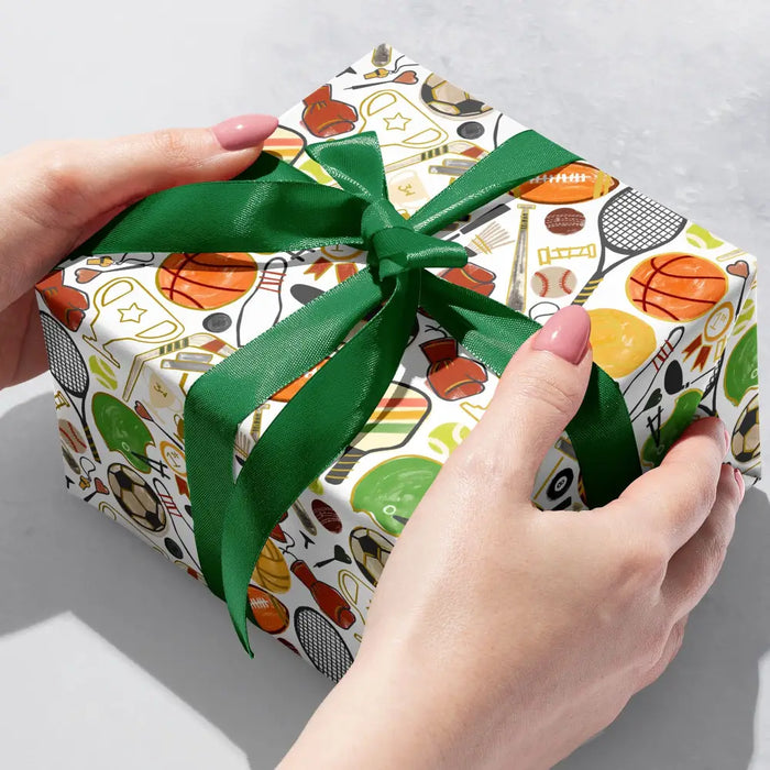 Gift Wrap - Sports Time - Recycled Fiber - B482.30.208JR