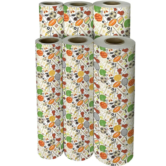 Gift Wrap - Sports Time - Recycled Fiber - B482.30.208JR