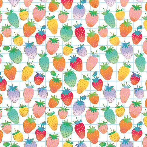 Gift Wrap - Sweet Strawberries - Recycled Fiber - Jewelry