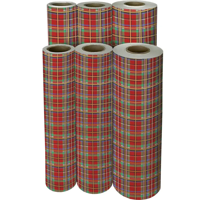 Gift Wrap - Tartan (Recycled Fiber) - B659.30.208JR