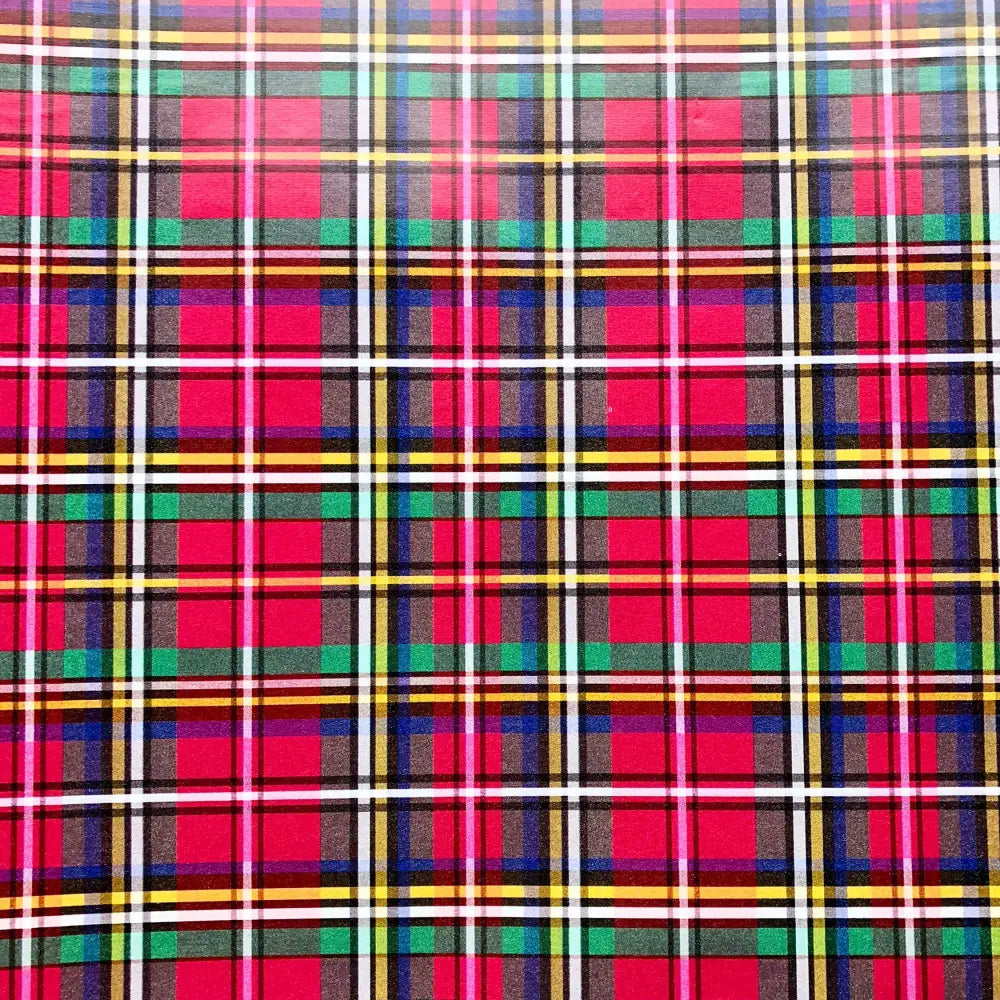 Gift Wrap - Tartan (Recycled Fiber) - Jewelry Roll