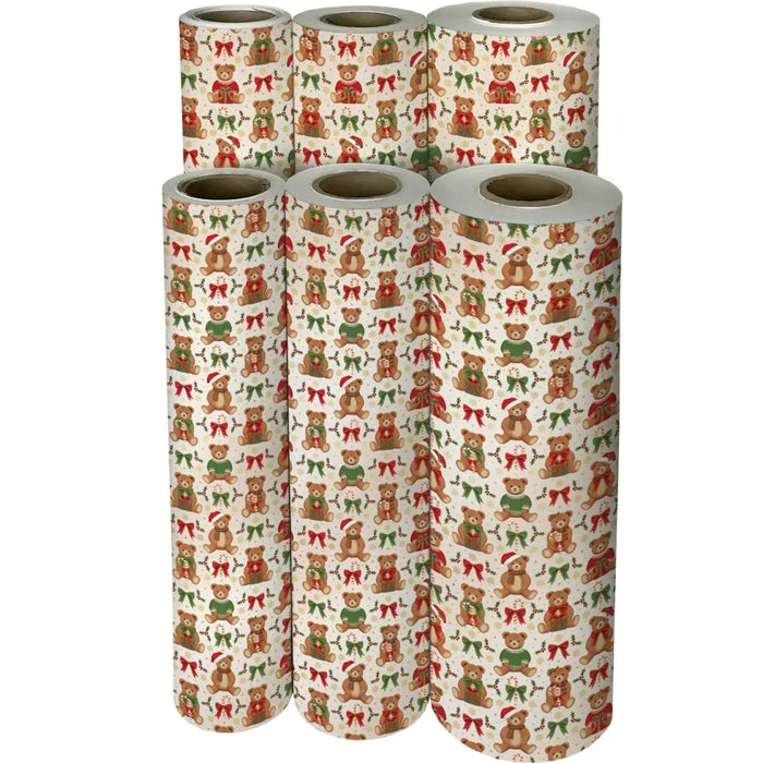 Gift Wrap - Teddy Bears - Recycled Fiber