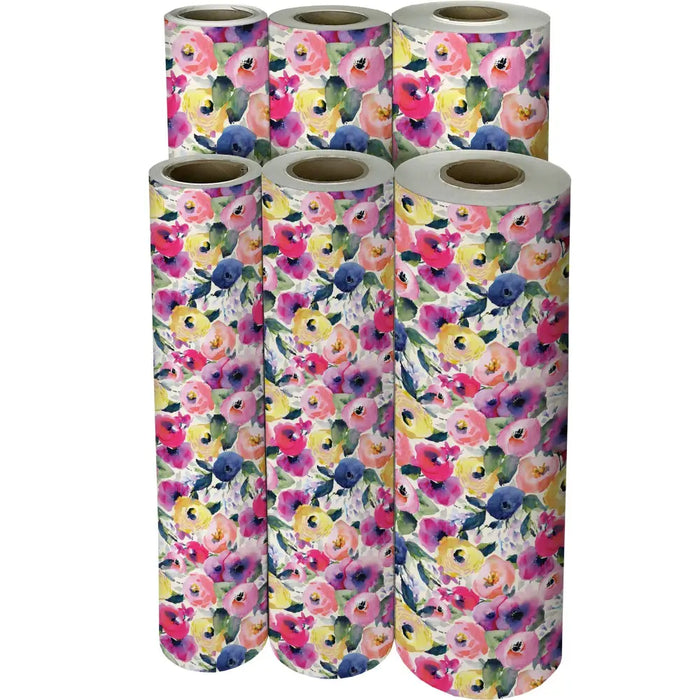 Gift Wrap - Watercolor Flowers - B432.30.208JR