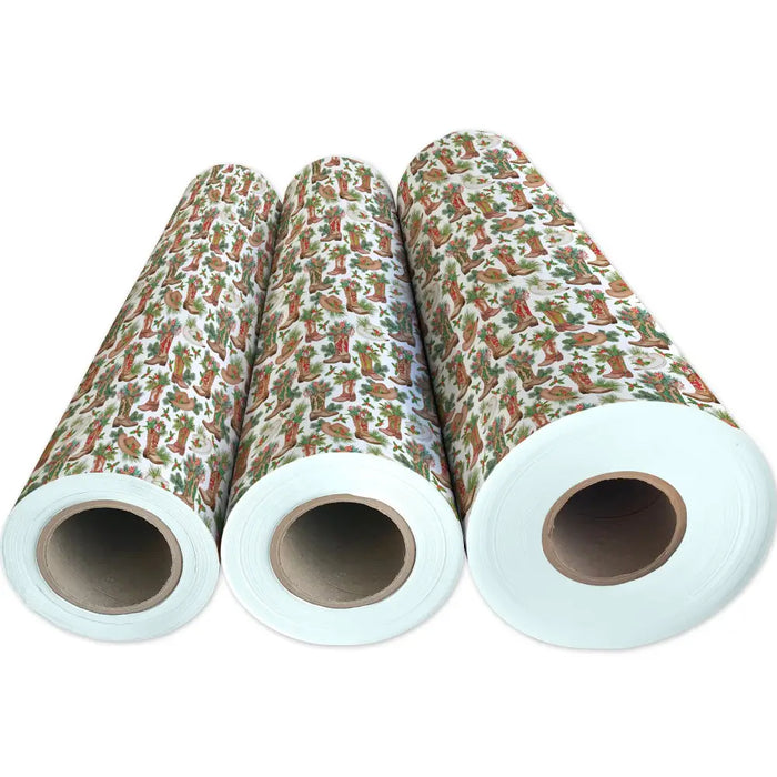Gift Wrap - Western Holiday (Recycled Fiber) -