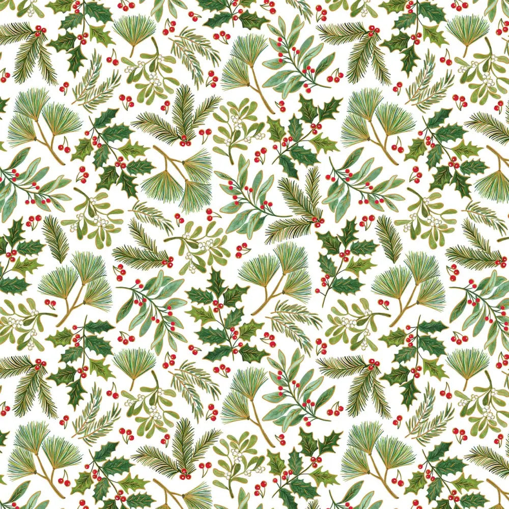 Gift Wrap - Winter Branches - Recycled Fiber - Jewelry Roll