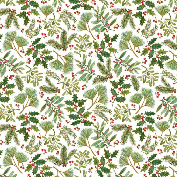 Gift Wrap - Winter Branches - Recycled Fiber - Jewelry Roll