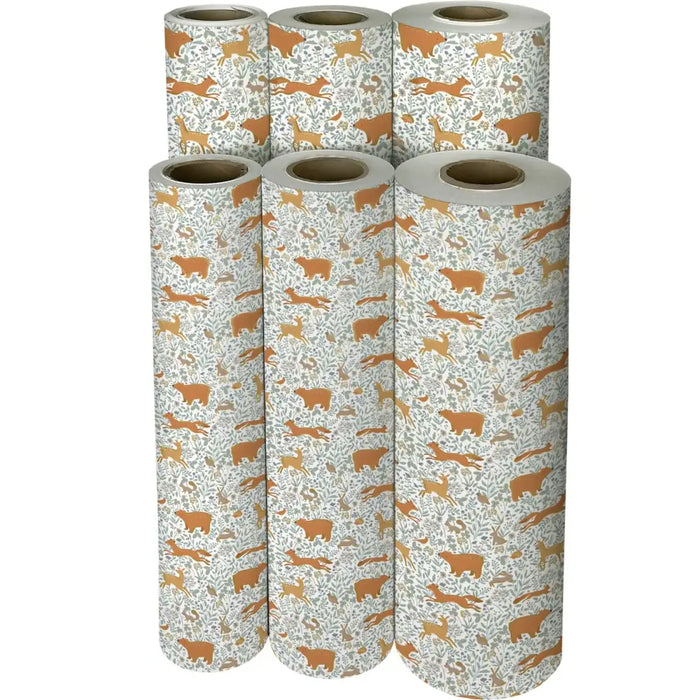 Gift Wrap - Woodland Animals - Recycled Fiber