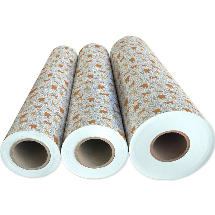 Gift Wrap - Woodland Animals - Recycled Fiber