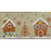 Gingerbread House Wired Ribbon - Natural - 7750.60/10-004