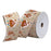 Gingerbread House Wired Ribbon - Natural - Single Roll