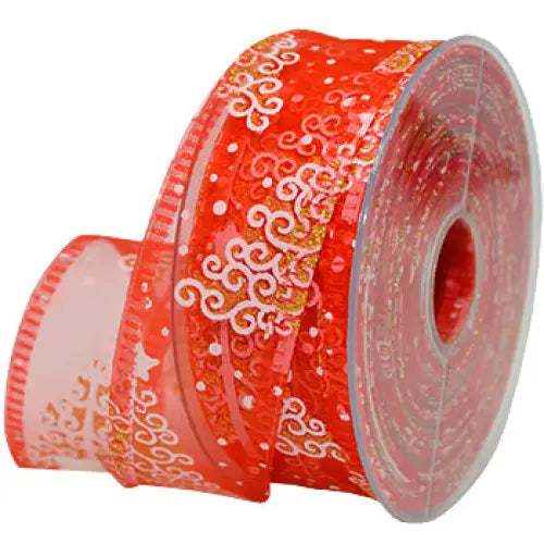 Glitter Albero Wired Ribbon - 10075.40/20-101