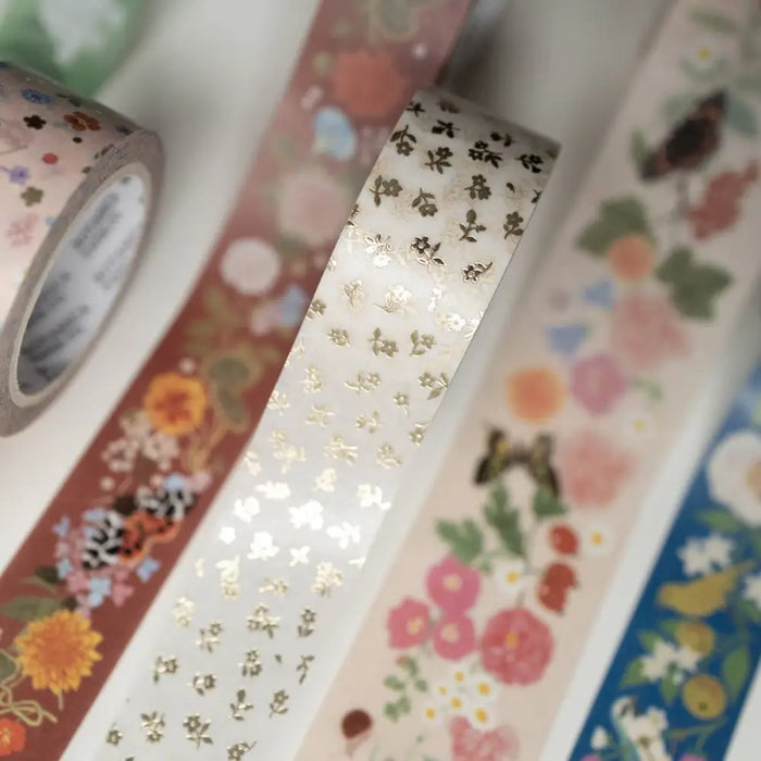 GOLD PETITE FLORA | WASHI TAPE - WT14