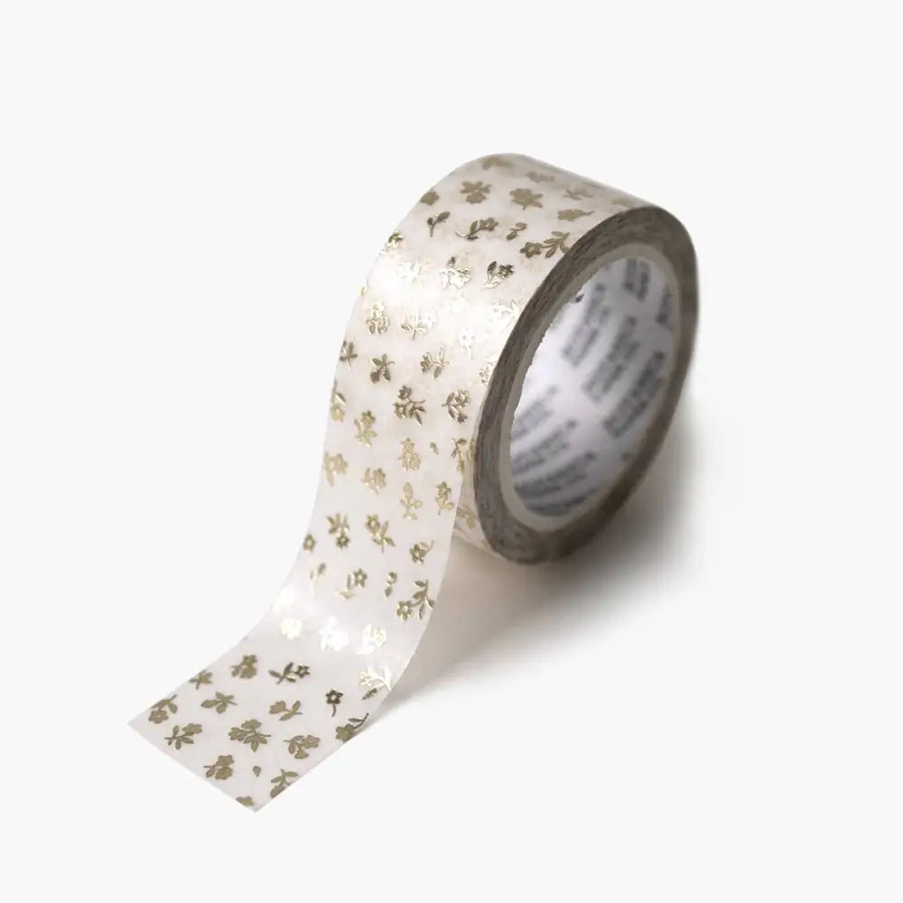 GOLD PETITE FLORA | WASHI TAPE - WT14