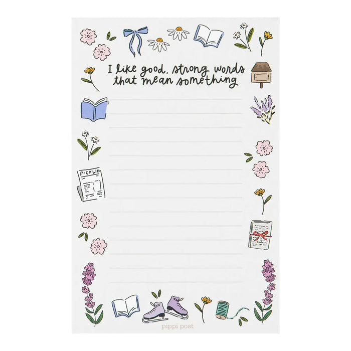 Good Strong Words Little Women 4x6 Notepad - 538618