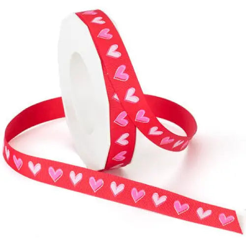 Grosgrain Valentines Ribbon - Tender Heart - 92202/20-609