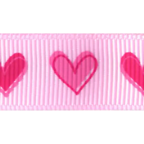 Grosgrain Valentines Ribbon - Tender Heart - Single Roll