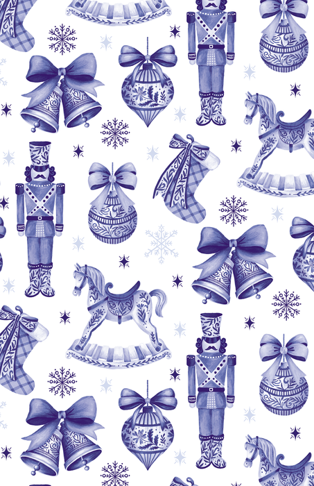 Gift Wrap - GW-9551 Rocking Horse Christmas