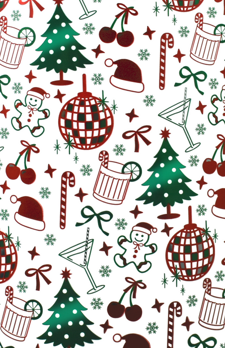 Gift Wrap - GW-9560 - Disco Christmas