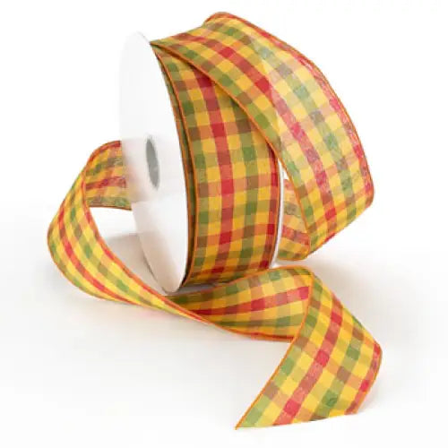 Hayride Wired Ribbon - Harvest Gold - 1-1/2’’ x 10 yd