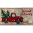 Holiday Vintage Truck Wired Ribbon - Red/Green