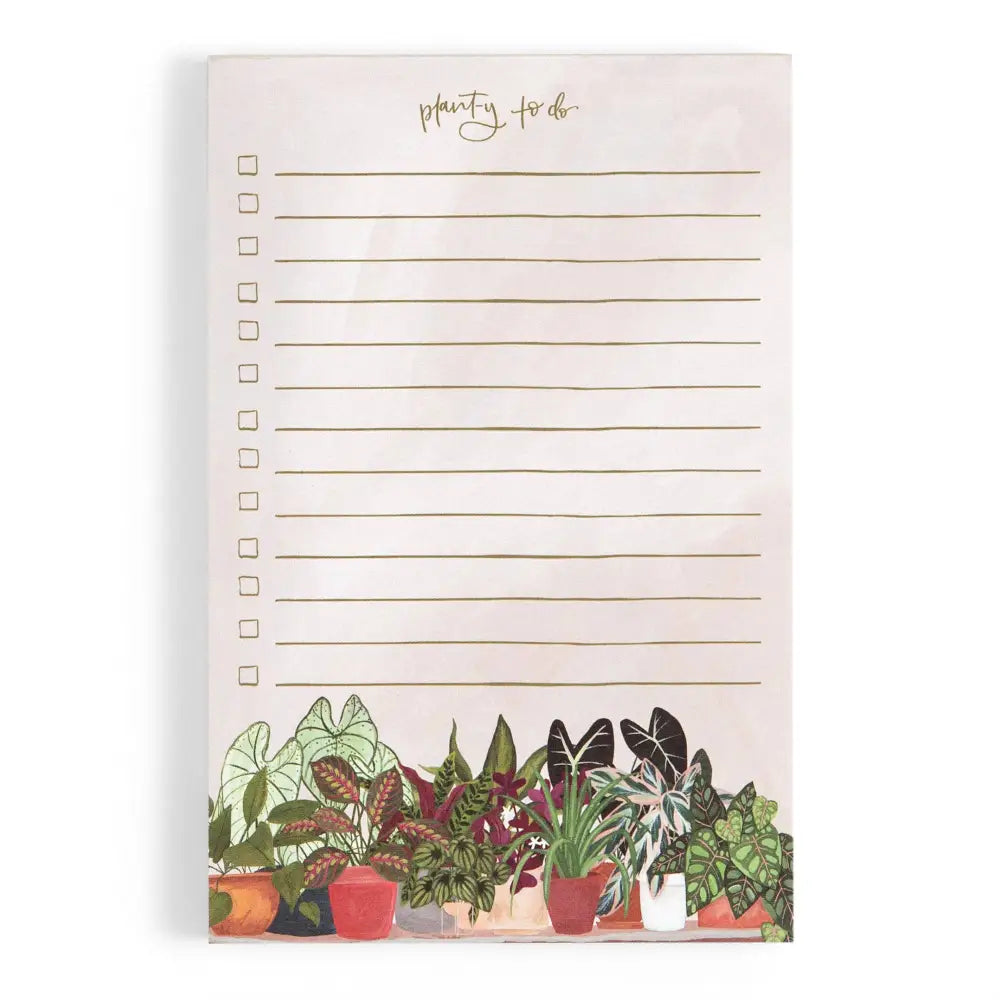 Houseplants Planty To Do Notepad - 422744