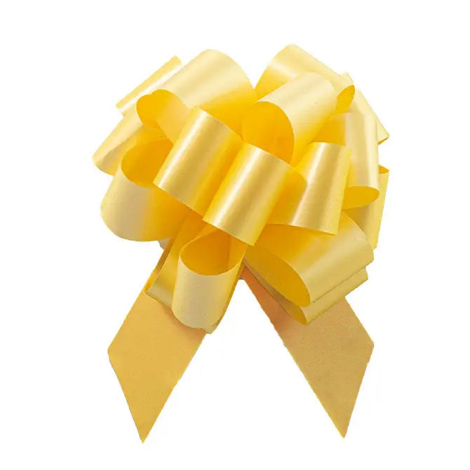 Italian Pom Style Pull Bows - 3-3/4’’ / Gold - BE-PB4GOL25