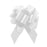 Italian Pom Style Pull Bows - 3-3/4’’ / White - BE-PB4WHI25