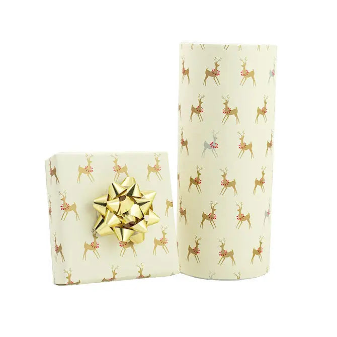 Jewelers Roll -Prancer Gift Wrap - 7-3/8’’ x 150’