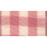 Karo Check Wired Plaid Ribbon - Single Roll / Pink